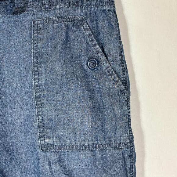 CHARTER CLUB Denim Shorts 10P Vintage Cotton Classic Fit Waist 34" Jeans Jorts - Picture 2 of 8